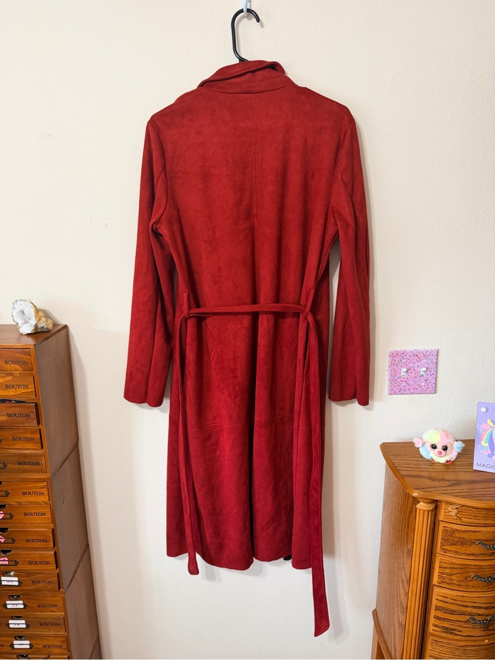 JustFab full length coat size L NWOT - Picture 9 of 10